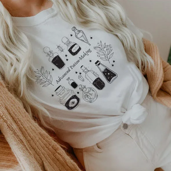 

HP Fun Print Round Neck Short Sleeve T-Shirt