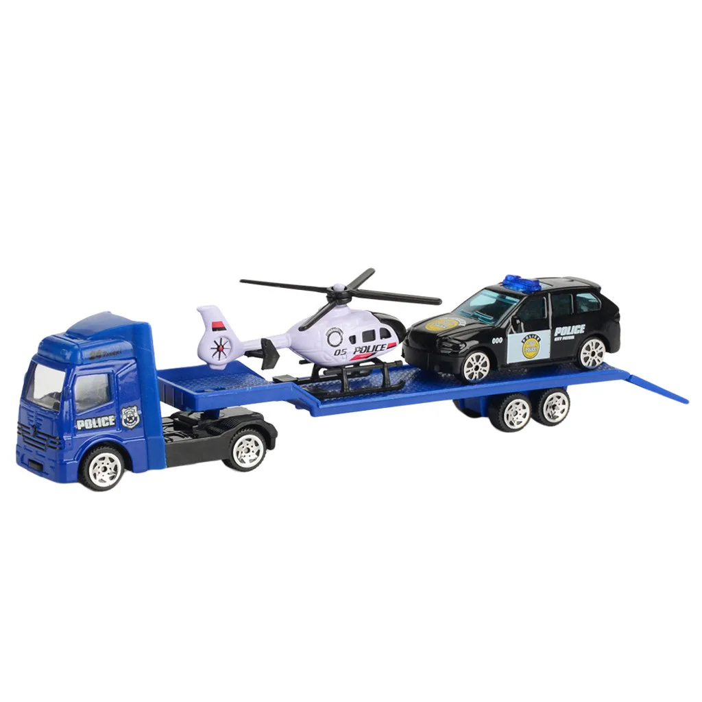 

Truck Storage Model Toy Car Children Educational Portable Scenes Set Toy Education