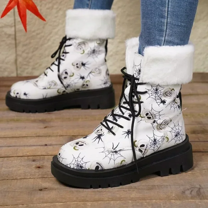 Женская обувь Лидер продаж 2024 женские ботинки модные современные с принтом новые