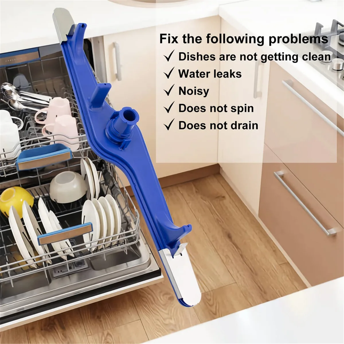 Нижняя рукоятка распылителя для посудомоечной машины Frigidaire &amp Kenmore заменяет