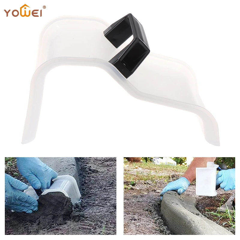 

DIY Modeling Soil Plaster Concrete Smear Shaping Tool Cement Shovel Fixing Clip Garden Floor Mold Homemade Landscape Edge Tool