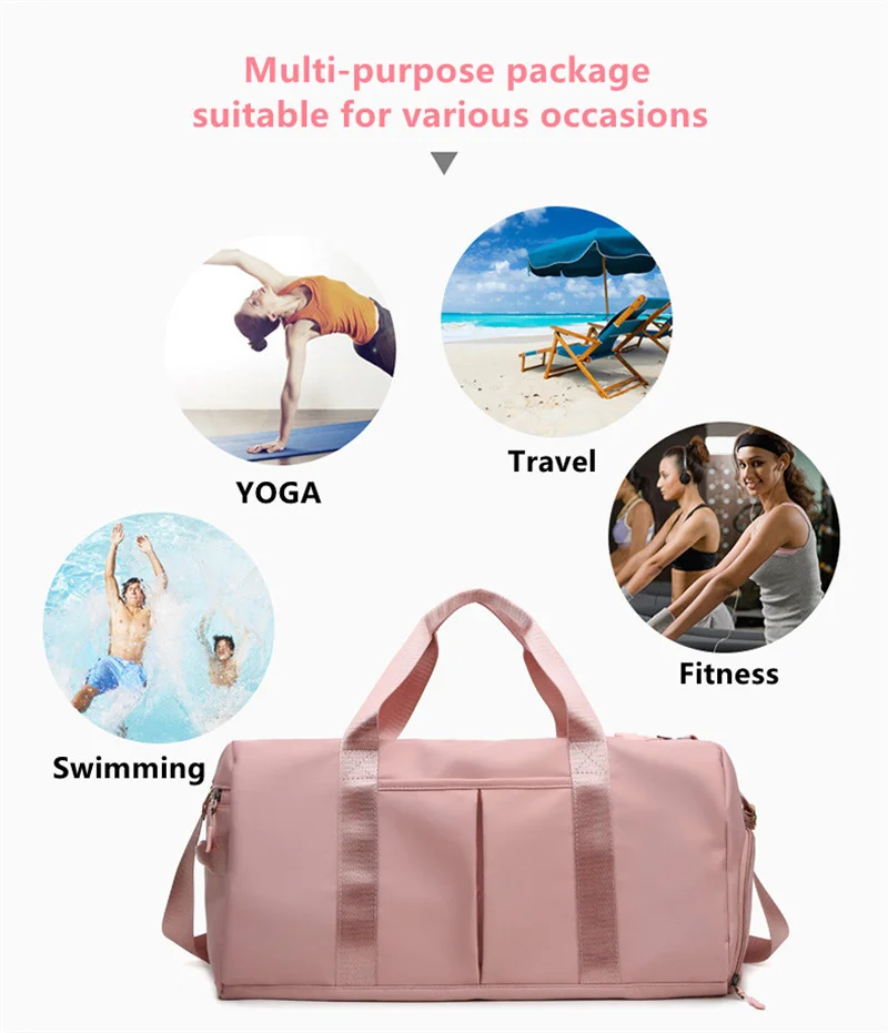 Fashion Women'S Travel Bag Large Capacity Shoulder Sports Bag Weekender Voyage Packing Cubes For Travel Organizer Oxford Handbag