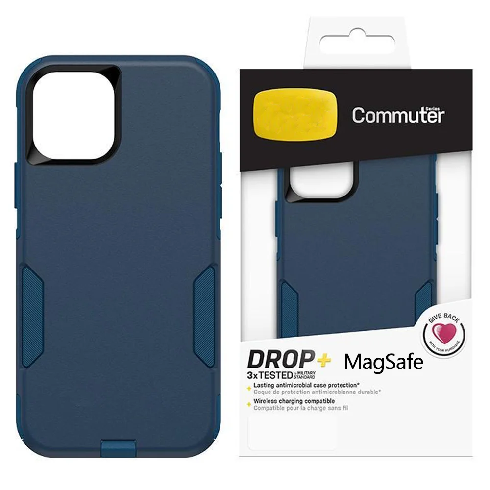 Прозрачный чехол с защитой от падения MagSafe для iPhone 12 13 14 Pro Max 15 и Plus