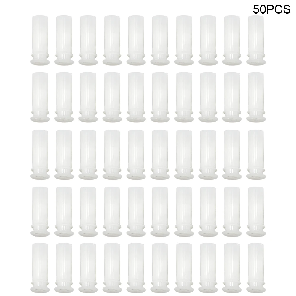 50pcs DIY Craft Noise Maker Portable BB Whistle Replacement Part Loud Dog Cat Kids Toy Plastic Squeakers For Repair Pet Supplies