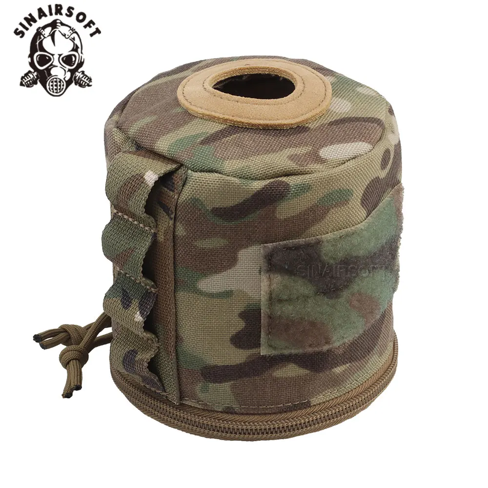 Camping Roll Paper Storage Bag MOLLE Hunting Outdoor Picnic Napkin Tactical Military Camo Portable Tissue Cover Organizer