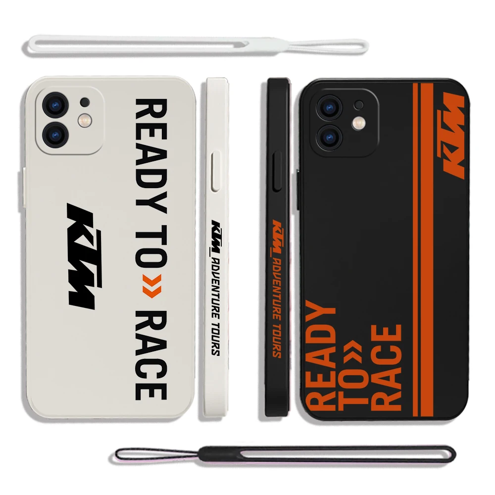 

Motorcycle K-KTM Phone Case For Samsung A81 A53 A50 A12 A22S A52 A52S A51 A72 A71 A32 A22 A20 A30 A21S A11 4G 5G with Hand Strap