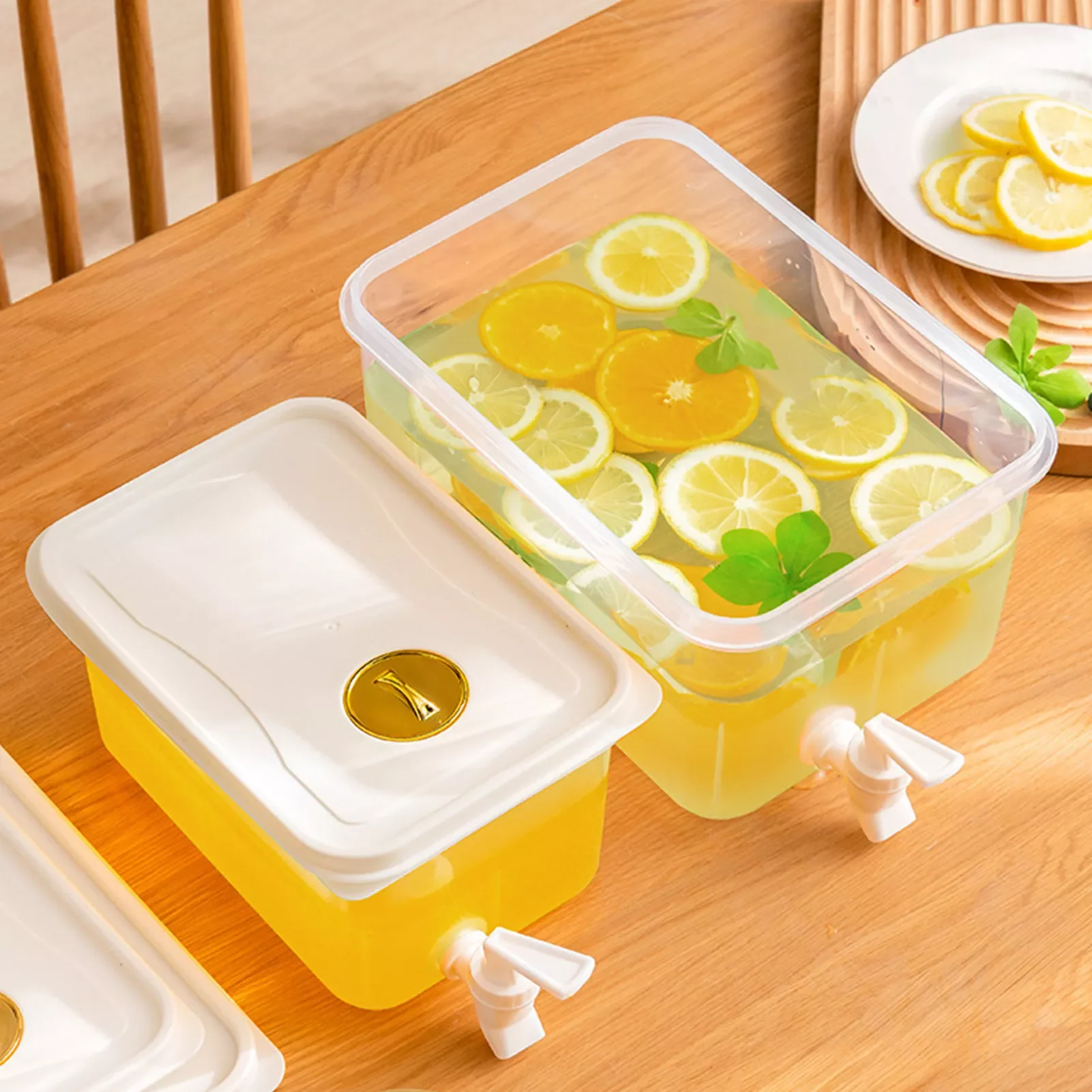 

NEW2023 3L/5L Beverage Dispenser Cold Kettle Fridge Drink Dispenser Iced Lemonade Juice Containers For Parties 3L/5L Water Dispe