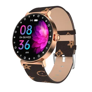 Women Fashion Watch IP68 Waterproof Pedometer Bracelet Girl Smart Watch Bluetooth Call Heart Rate Blood Pressure Sports Tracker