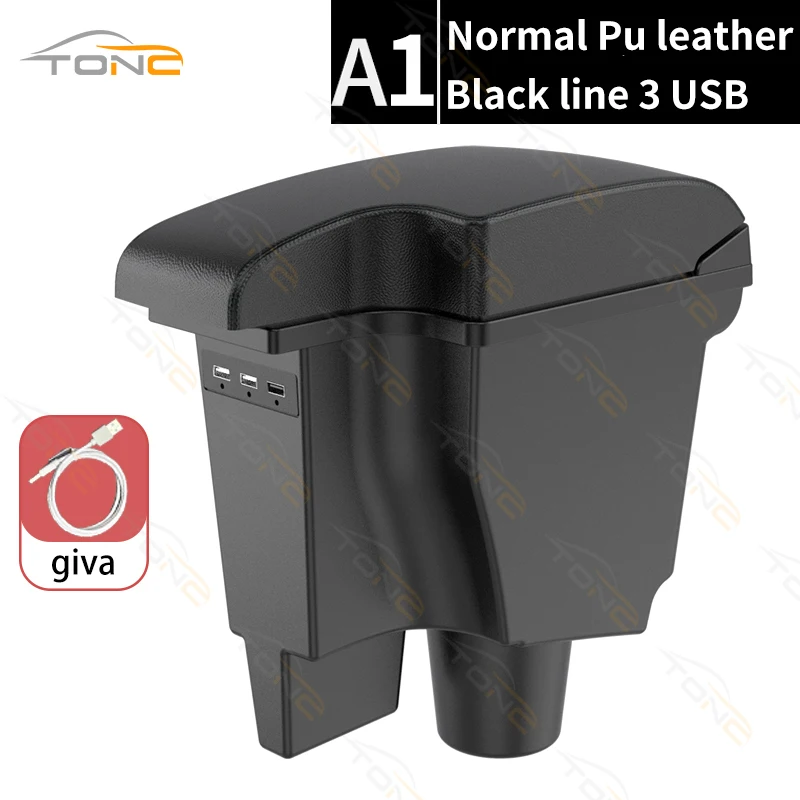 

Подлокотник для Toyota Aqua 2011 ~ 2020, автомобильный подлокотник для Toyota Aqua, внутренняя модификация, зарядка через USB, автомобильные аксессуары, контейнер для хранения