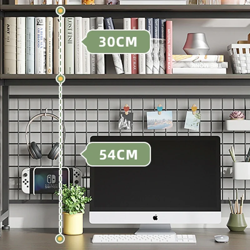 Книжная полка настольное хранилище настольные Многослойные полки из кованого