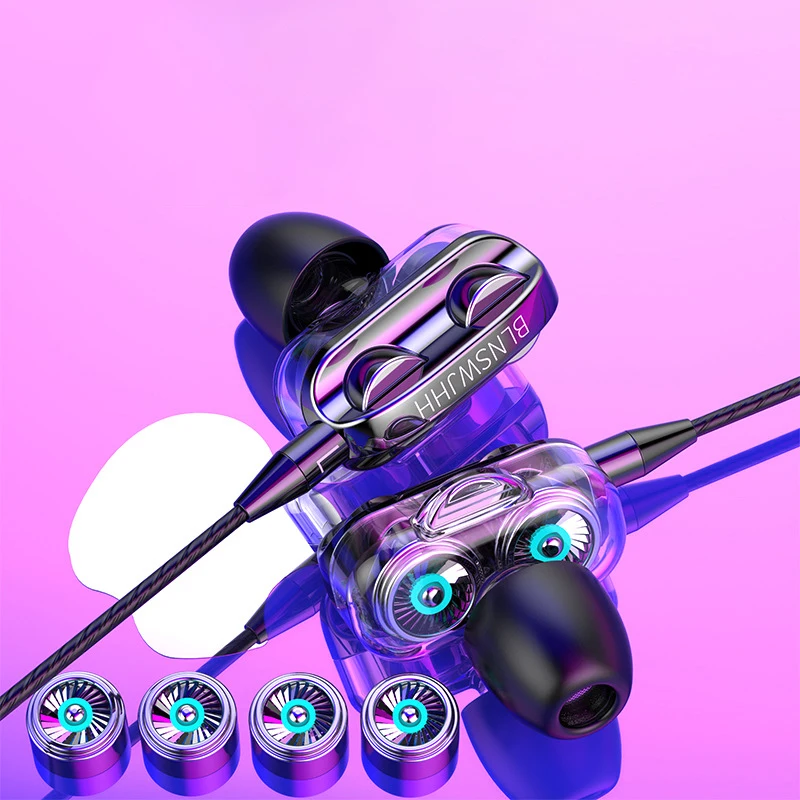 

3.5mm In Ear Earbuds Mobile Wired Headphones Sport Earphone Earpiece Headset Mic Music Earphones For Xiaomi huawei Samsung Phone