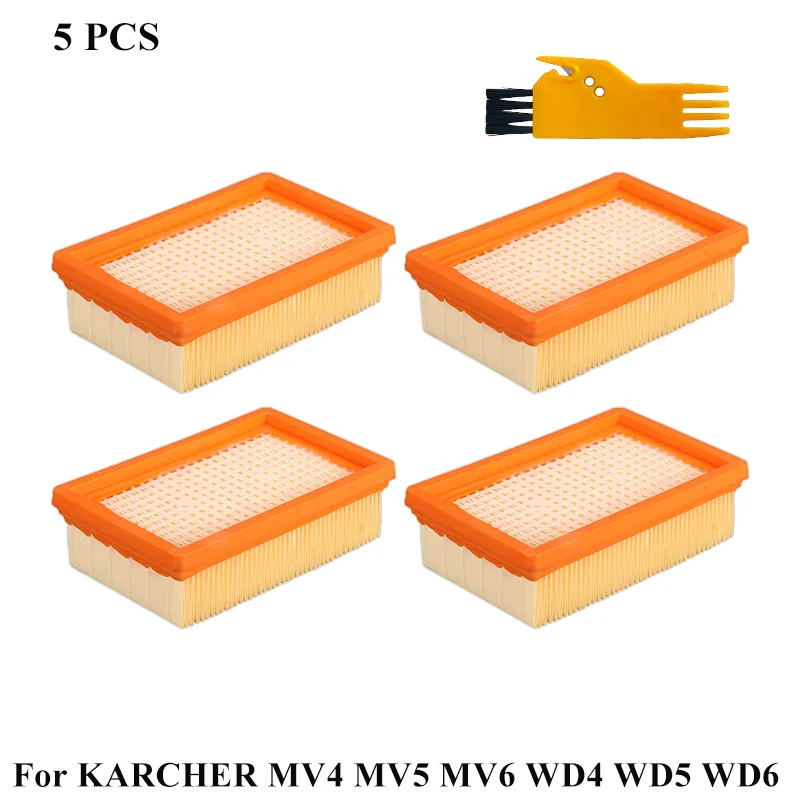 

Аксессуары для HEPA-фильтров, для KARCHER MV4 MV5 MV6 WD4 WD5 WD6, запасные части для пылесоса для влажной и сухой уборки, аксессуары для HEPA-фильтра