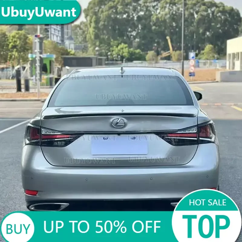 

Задний спойлер багажника для LEXUS GS GS350 GS300 GS450 2013-2016 ABS материал, автомобильное хвостовое крыло, губа
