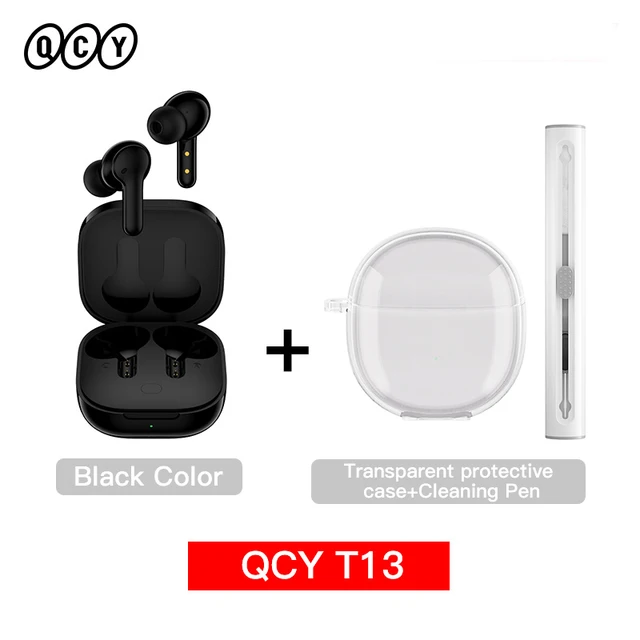 QCY T13 black + case + ClearPen