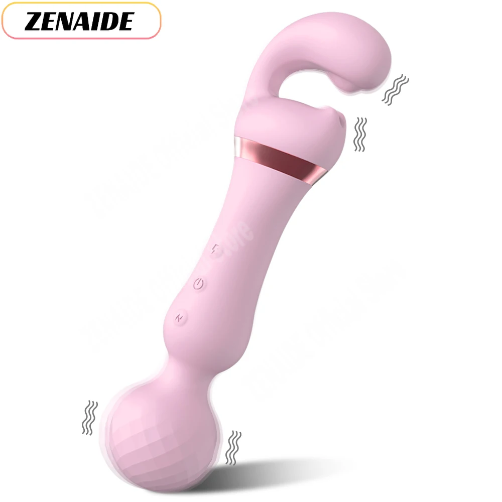 

Female AV Vibrator Clitoris Stimulator Women Nipple Licking Vibrator Oral Clit Sex Machine G Spot Vibrating Masturbator