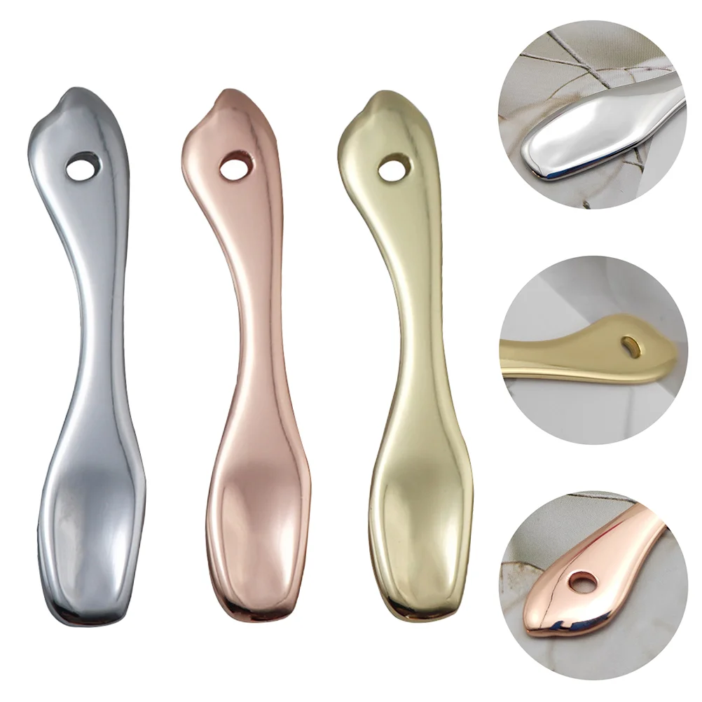 

Spoon Scoop Makeup Eye Toolcream Cosmeticstick Roller Mixingbeauty Wand Face Facial Spatulas Jade Mini Metal Applicatorpuffiness