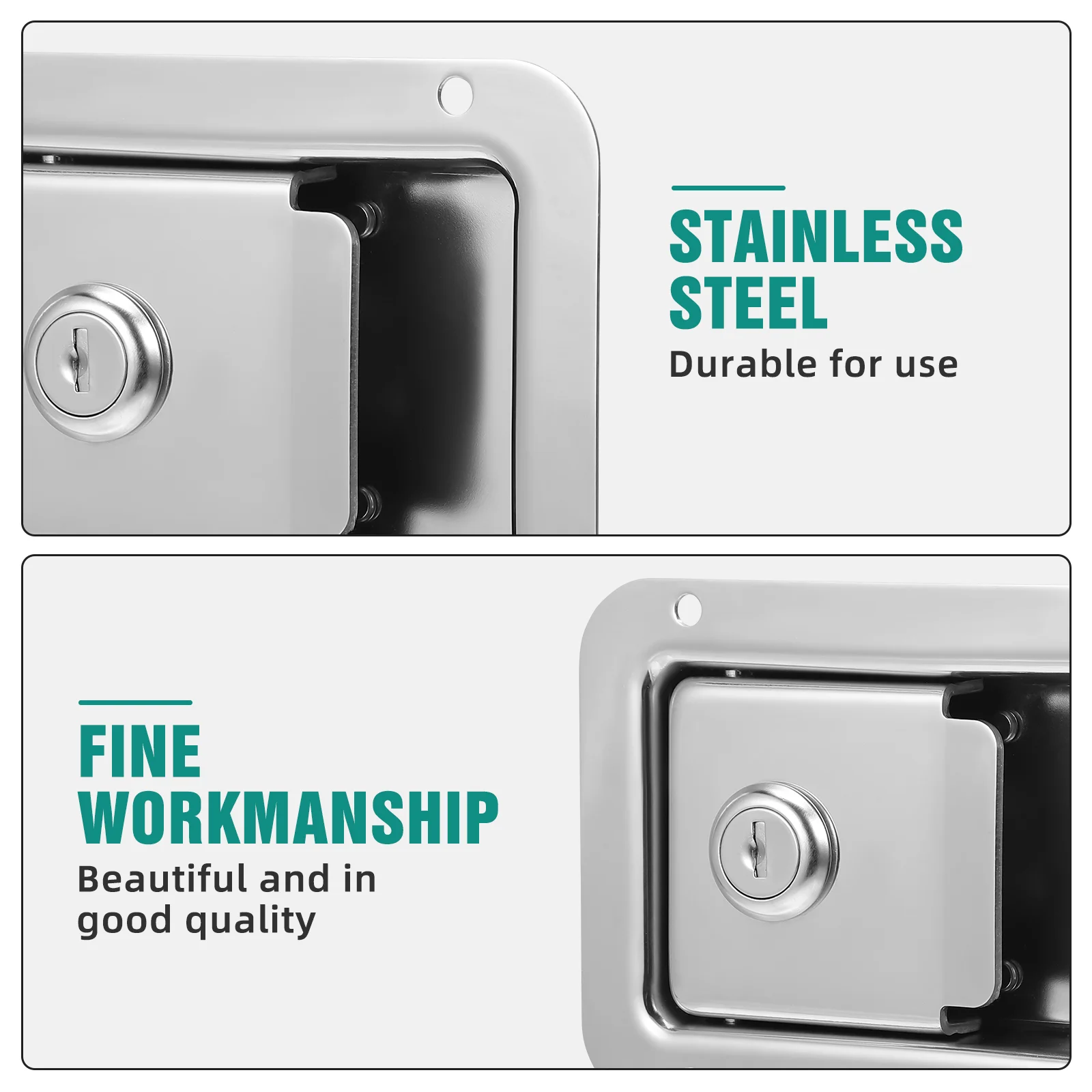 Прицеп Cerradura Дорожный дверной замок Крепление отсека Ручки Ящик для инструментов