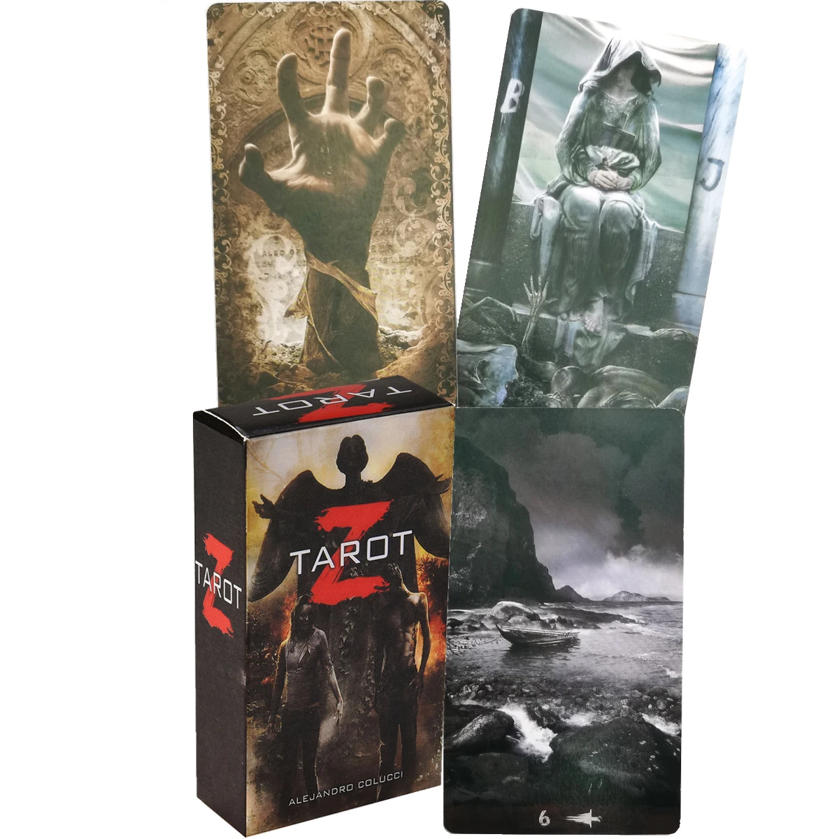 

Dark Themes Tarot Z By Alejandro Colucci Kit Tarot Cards Funny Board Game Zombie Tarot Deck English For Families Children Kids
