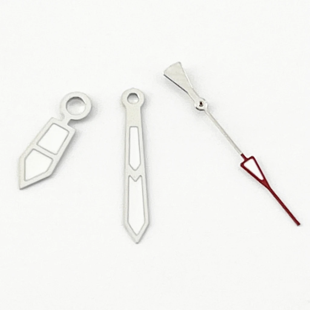 Новинка серебряные часы зеленые светящиеся стрелки NH35 NH36 аксессуары для часов