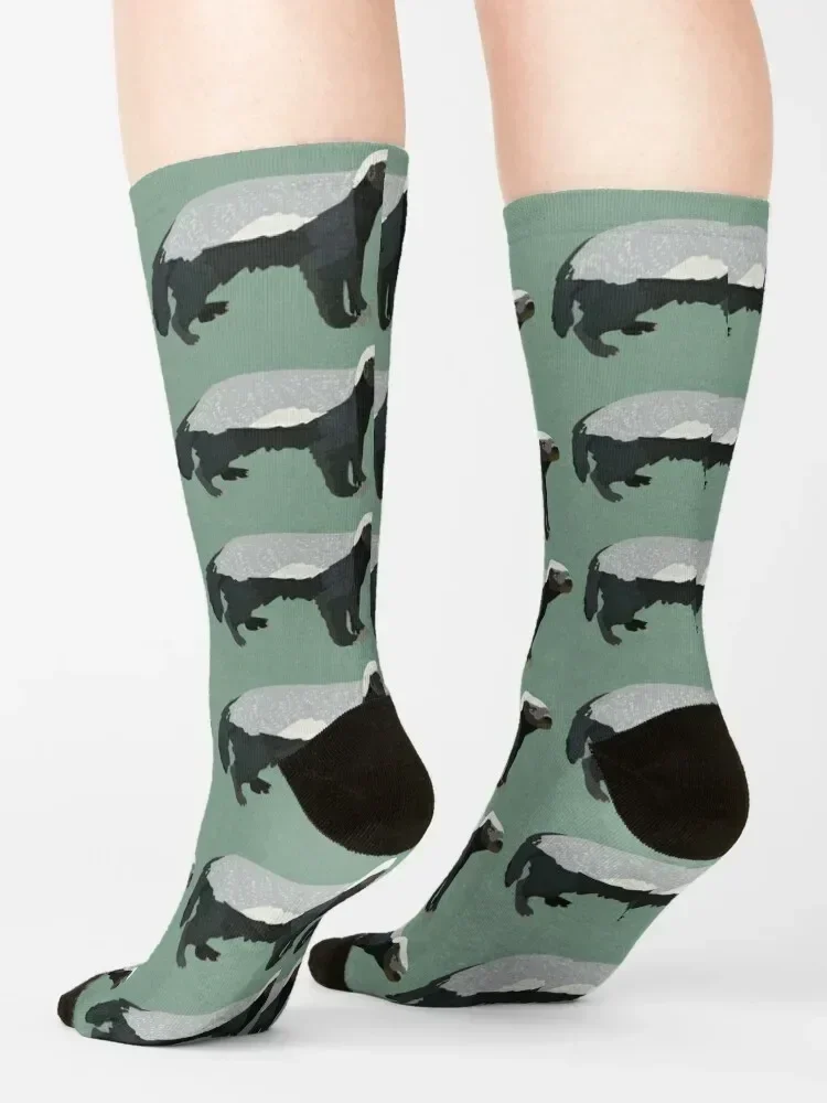 H is for Honey Badger Socks Детские лоты модные носки Мужские женские