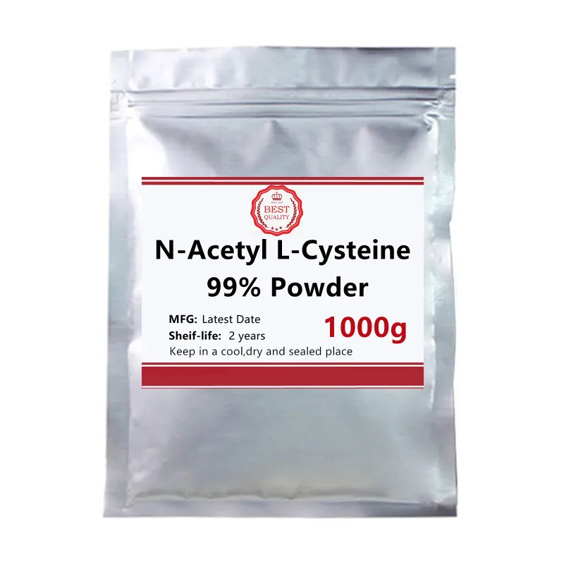 

50-1000g Pure NAC Nutritional Supplements 99% N-Acetyl L-Cysteine Powder,antioxidant;Improve Lung Function,Natural Whitening