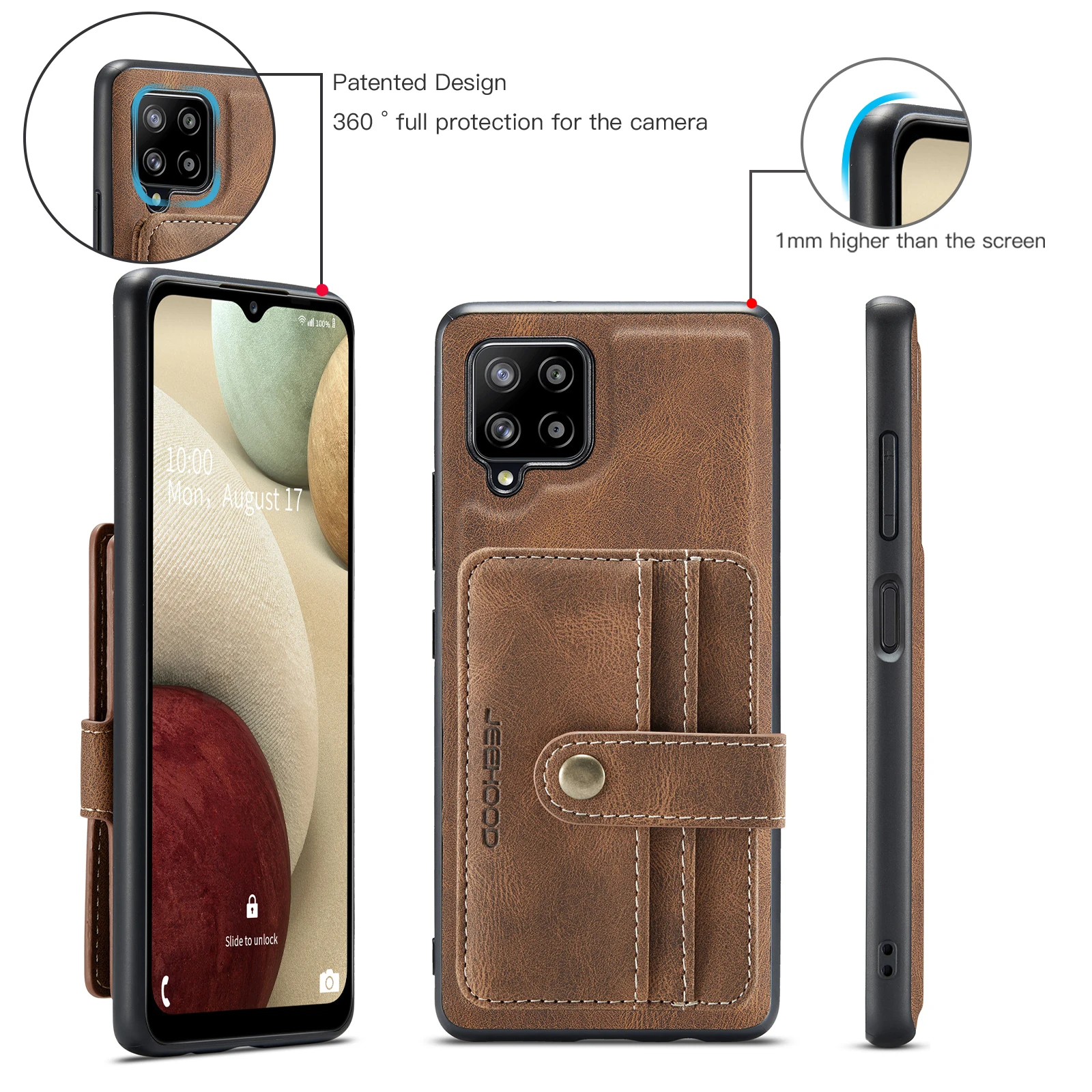 A12 A32 A42 A52 A72 Flip Leather Phone Case for Samsung Galaxy A13 A33 A53 A73 A21S A51 A71 A50 A70 Wallet Card Cover Coque 1