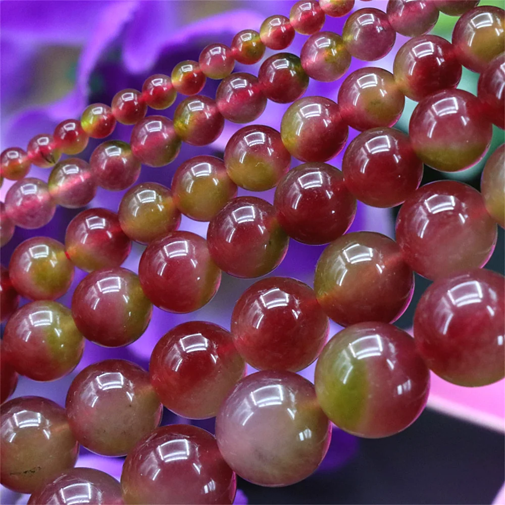 Круглые Бусины Из халцедона и яшмы для изготовления ювелирных изделий 4/6/8/10/12/14 мм