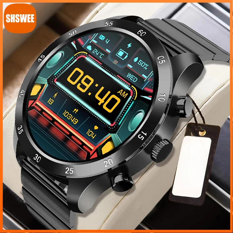

For Xiaomi Huawei Smart Watch Men Bluetooth Call Custom Dial Full Touch Screen Waterproof Smartwatch Sports Tracker Watch Men
