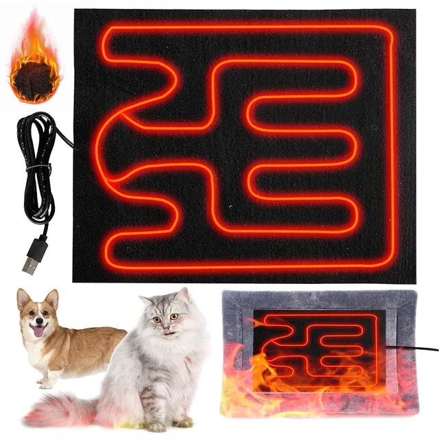 eat Mat Reptile Brooder Incubator Pet Heating Pad Brew  Pet Heating Pad USB Three-Speed Thermostat Pet Heating Sheet 6