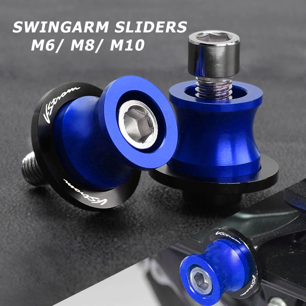 

NEW FOR SUZUKI V-Strom 650 DL 250 650 1000 1050 Vstrom All Year Motorcycle Swingarm Spools Stand Screws Sliders CNC Accessories