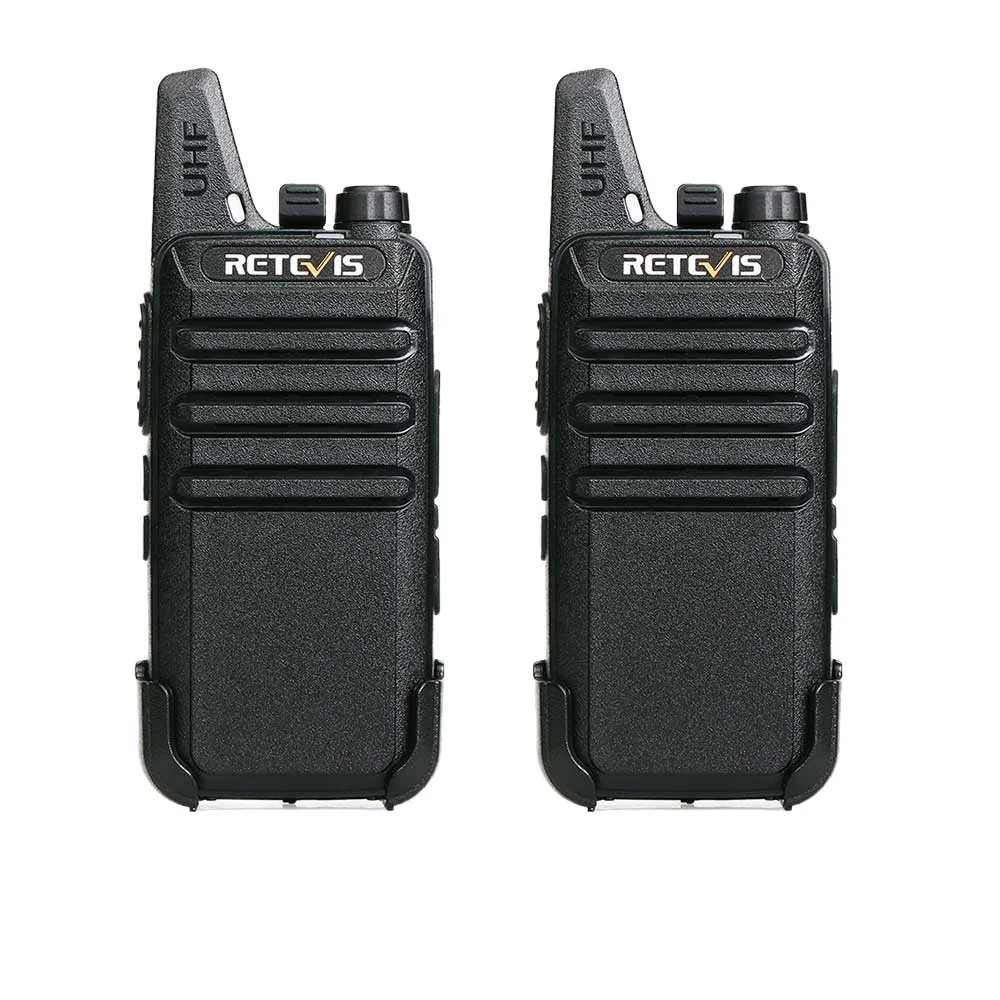 

2 pcs Mini Walkie Talkie PMR 446 Portable Two-way Radio ht PTT Walkie-talkies RT622 Portable Radio for Hunting Cafe RT22