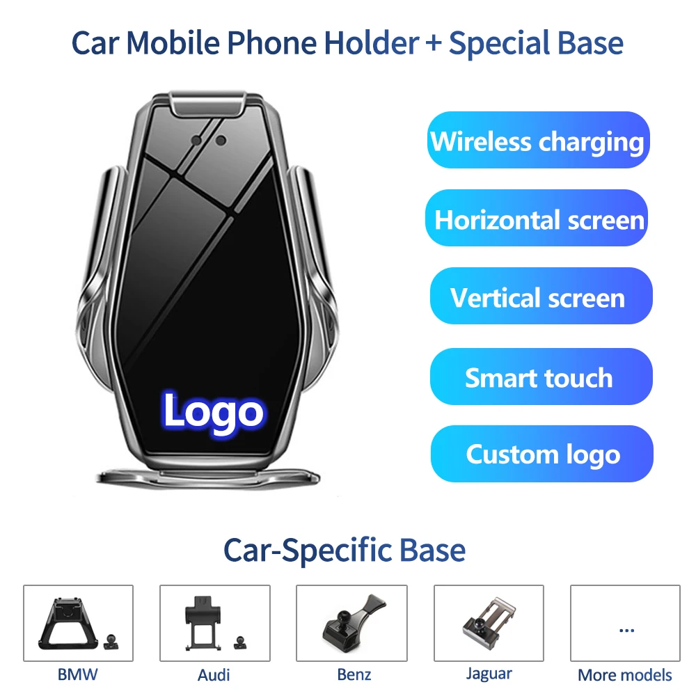 

Автомобильное зарядное устройство с умным датчиком Ushilife, держатель для телефона с функцией быстрой зарядки для Audi A1, A3, A4, A5, A6, A7, Q2, Q3, Q5