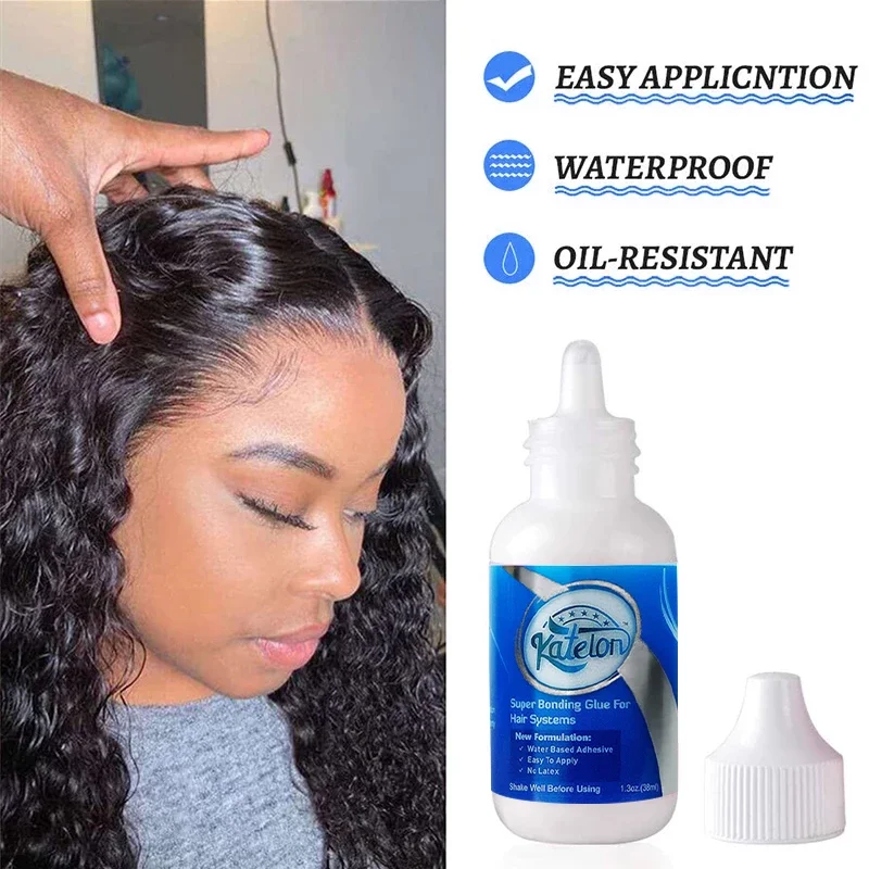 супер клей для парика на сетке Кружевной париков 38 мл водостойкий волос 100 спрей