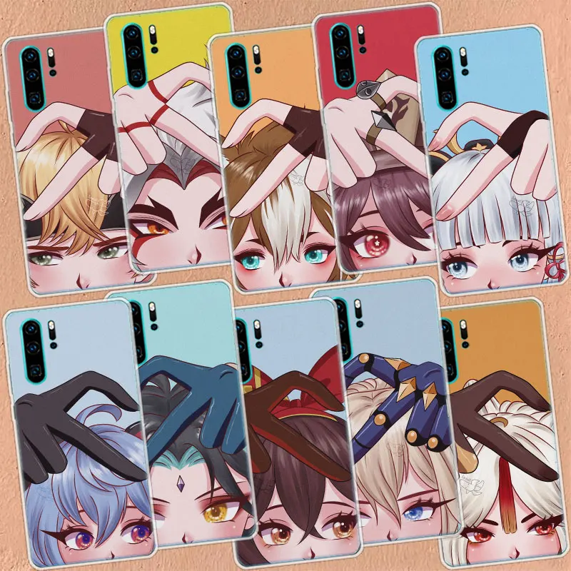 

Genshin Impact HuTao Phone Case For Huawei P50 Pro P40 P30 Lite P20 P10 Coque Mate 10 Lite 20 30 40 Pro Cover Capa Shell