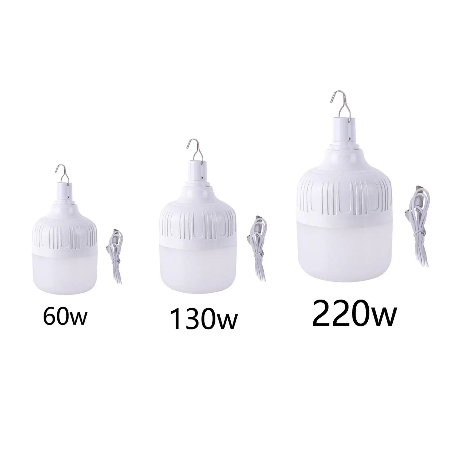 

Portable USB LED Light Bulb Camping Lamp Lightweight for Camping Garage Car