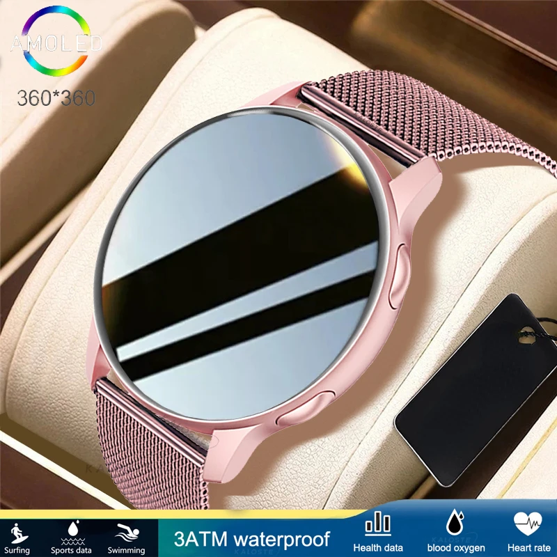 

Ladies Smart Watch Women Waterproof Fitness Tracker Health Music Heart Rate Smartwatch Men for Xiaomi Huawei