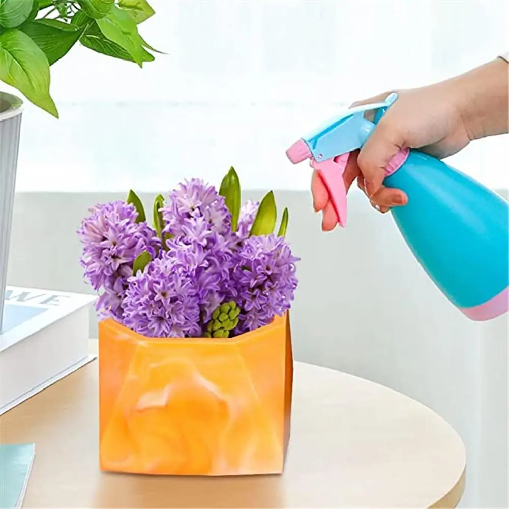 

Flexible Silicone Flower Pot Mold Multiple Different Shapes Reusable Practical Diy Epoxy Die For Candy Jars Boxes Pencil Holders