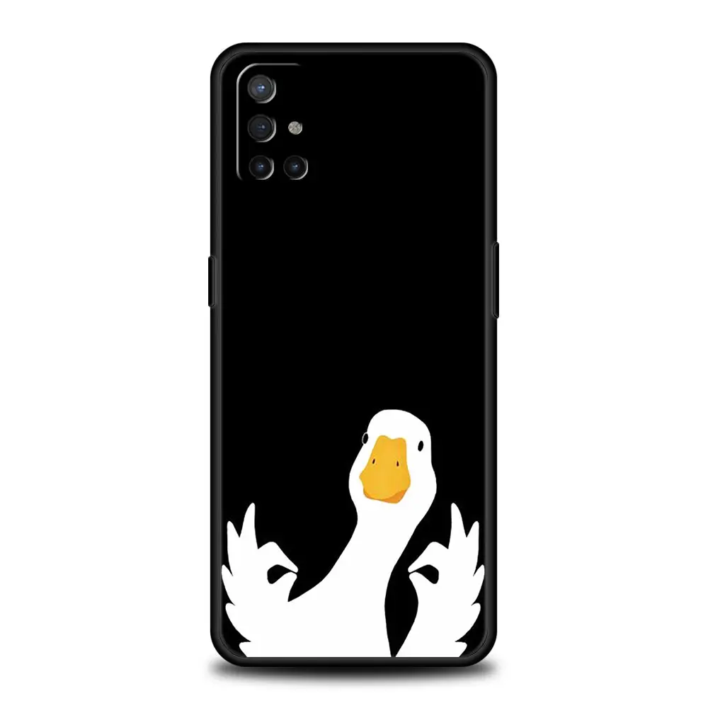 Фото Аксессуары для OnePlus 11 10 9 Pro 9T 12R 10R 9R 9RT 10T 8 7 6T 7T Nord 2T CE 2 чехол для телефона N200 N10 N100, мягкий силиконовый чехол с изображением утки №4