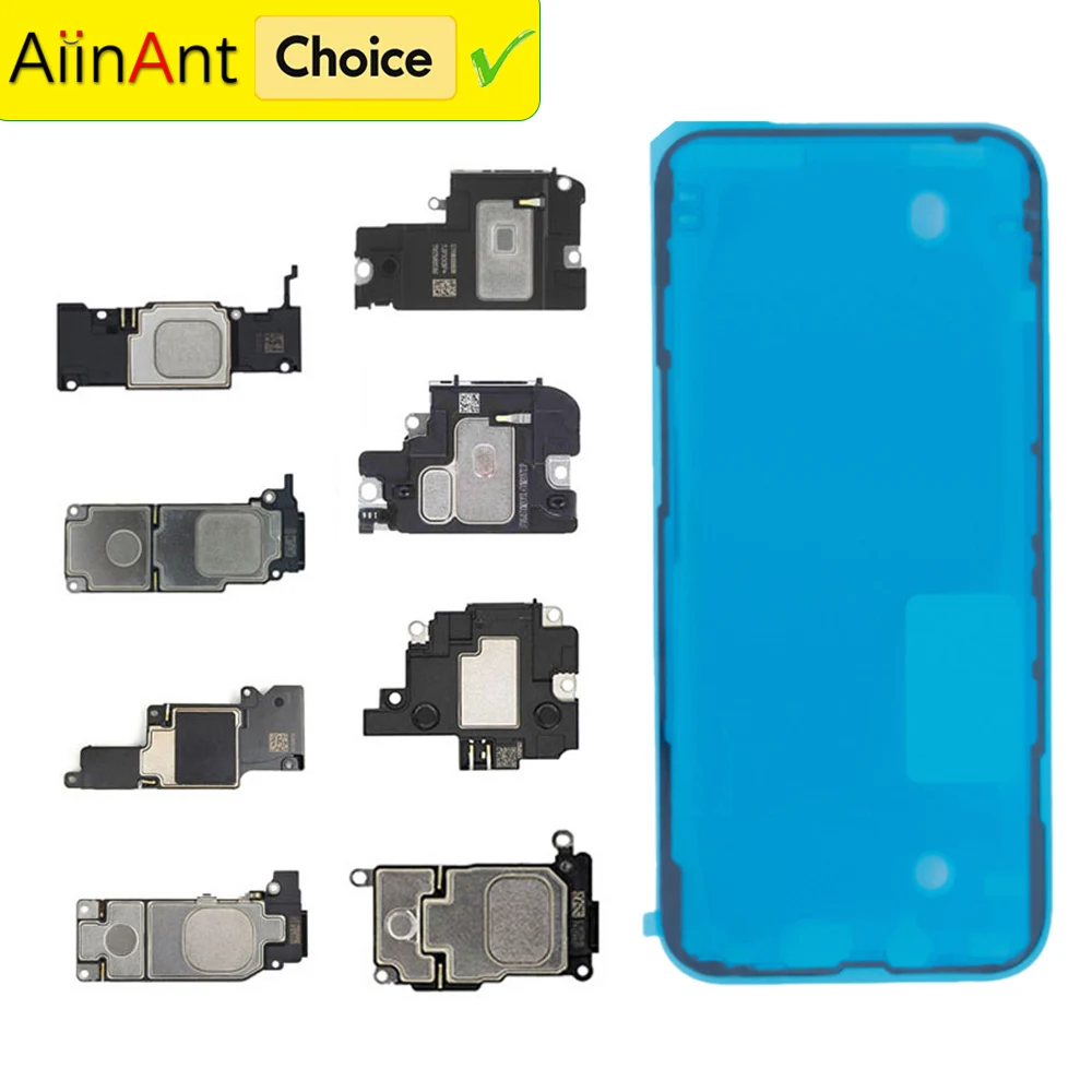 Фото OEM-наклейка + гибкий шлейф для iPhone 11 Pro X Xr Xs Max 6 6s 7 8 Plus SE, нижний динамик, зуммер, громкоговоритель, гибкий кабель №1