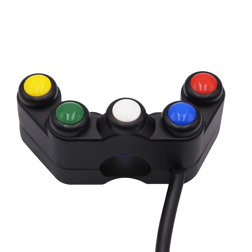 

7/8 "универсальный переключатель для мотоциклов, электрических велосипедов, квадроциклов, лампа, сигнал поворота, руль, переключатели