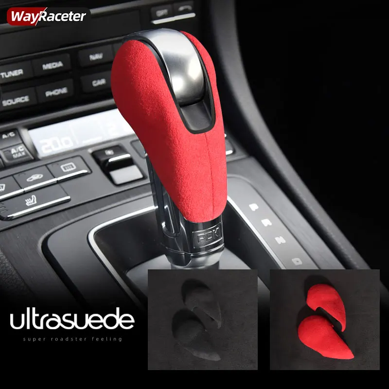 

Замшевая верхняя Обмотка из ультразамши, украшение из АБС-пластика для Porsche Macan Boxster Cayman 718 Panamera 970 911