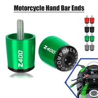 z400 motorcycle accessories handlebar grips ends hand bar cnc cap slider for kawasaki z400 z 400 2019 2018 2020 2021
