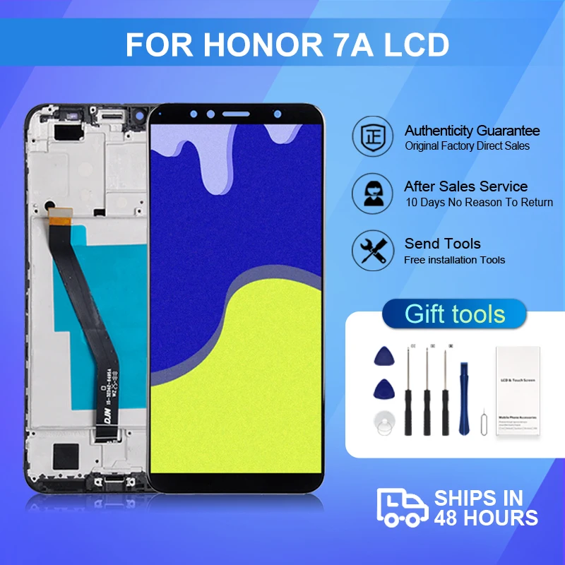 

1Pcs For Huawei Honor 7A LCD Touch Screen Digitizer For Honor 7S Display 7C AUM-L41 Assembly With Tools Free Shipping