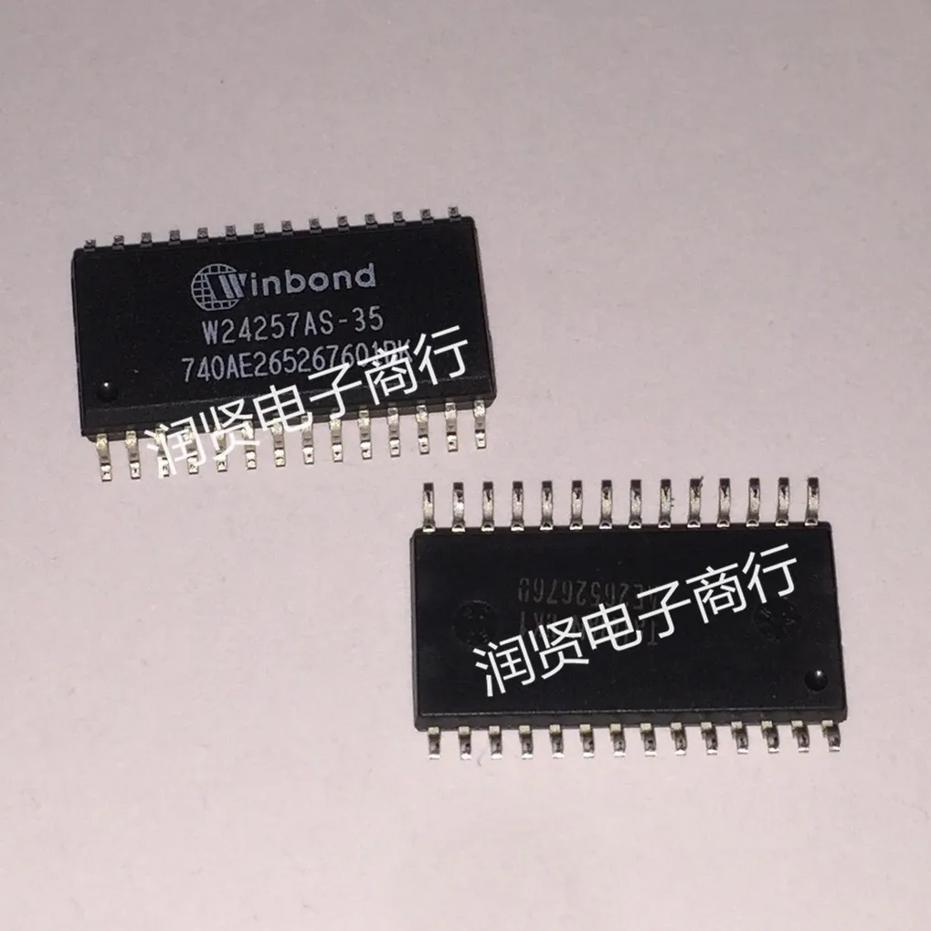 4PCS W24257AS-35 W24257AS W24257ASDX SOP Brand new original