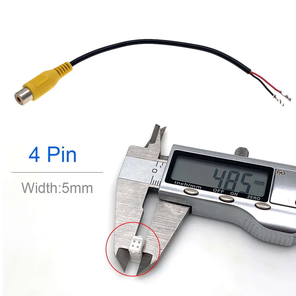 Автомобильный 4 6 8 10 12 Pin DIY Универсальный RCA-кабель для камеры видеовход адаптер