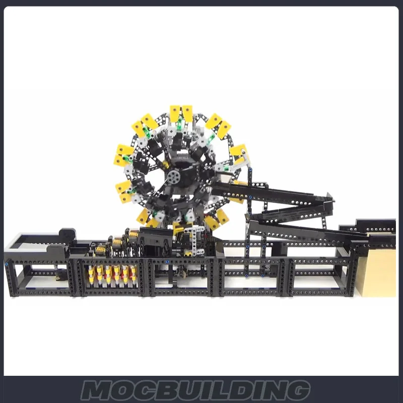 GBC Great Ball Contraption MOC Cycloidal Drive Building Block Technology Кирпичи DIY Сборная модель Развивающие