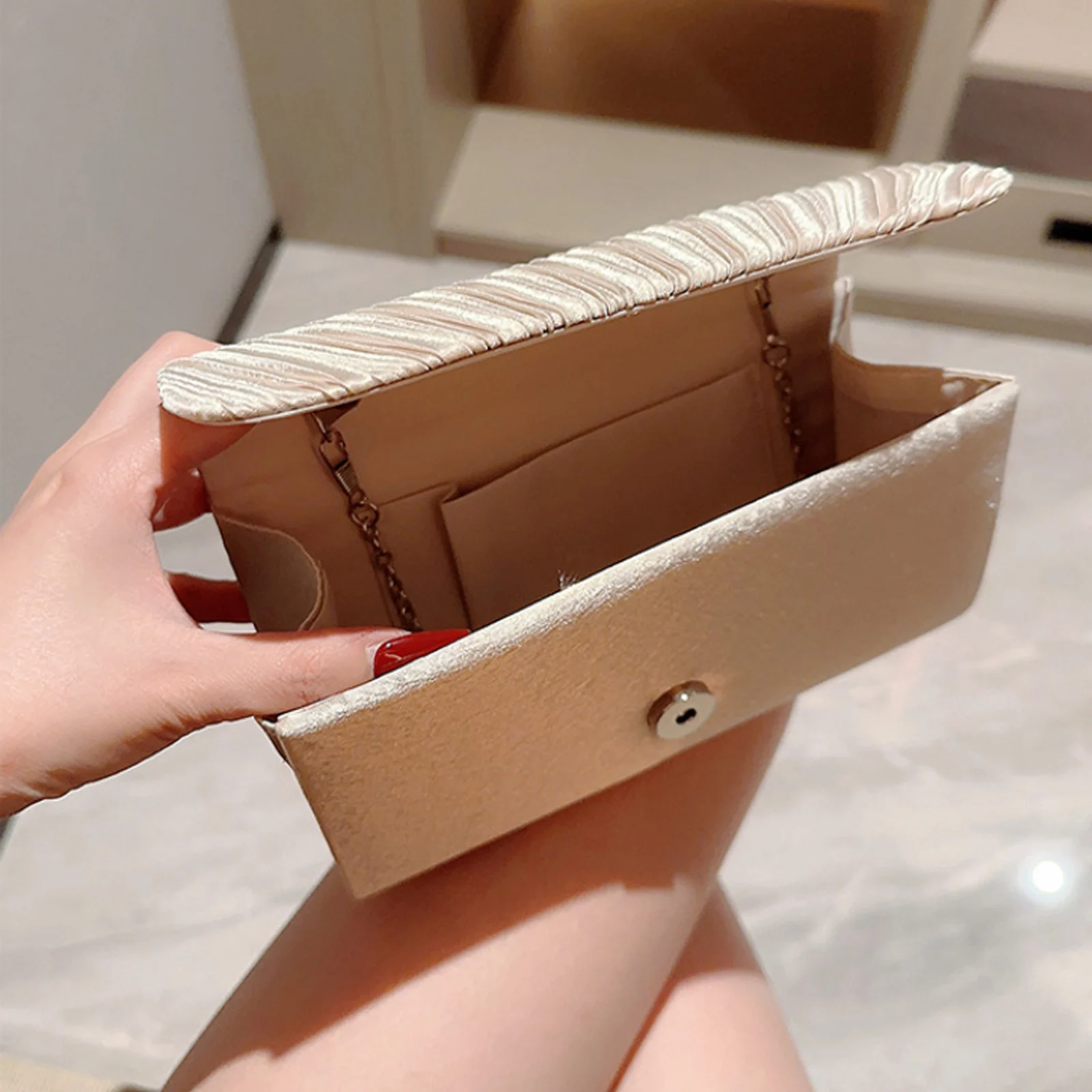 Благородная текстура и модная сумка через плечо женская элегантная Роскошная