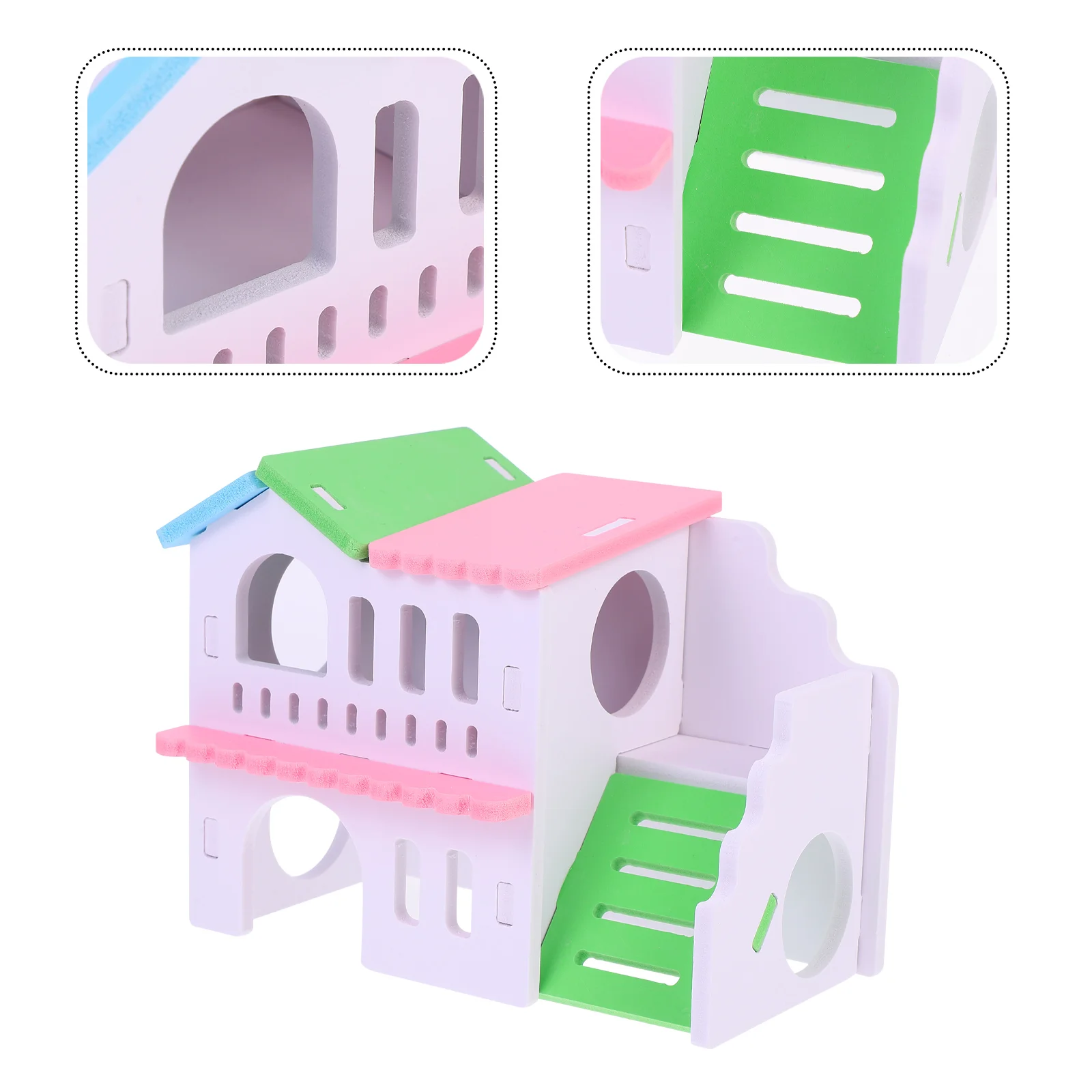 

Домик для домашних животных, деревянная домик для дома, игрушка для домашних животных, крыса, двойной домик