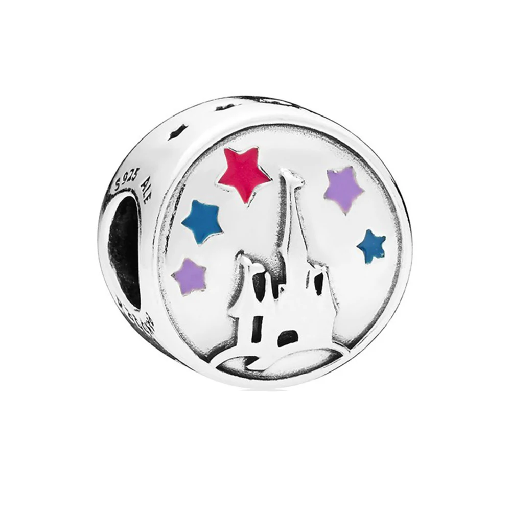 Pandora-Perles de charme Minnie Mouse en argent 925 pour femme, cadeau de fête d'anniversaire, bracelet, bijoux, bricolage
