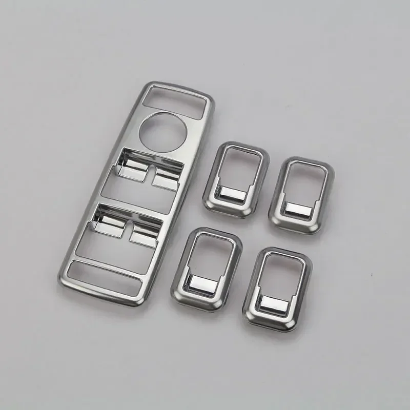 

Для Mercedes Benz A B C E Class GLK GLE GLA CLA W246 C W204 W166 X156 W117 ABS серебристый автомобильный переключатель подъема окна, кнопка рамки, отделка